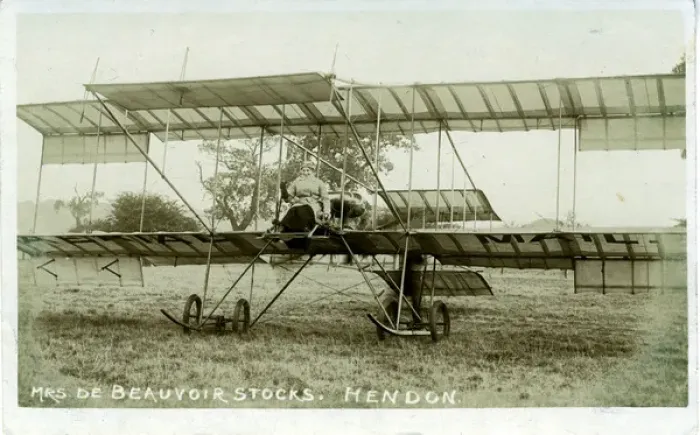 Framed Print : Biplane - First Aerial Post from Hendon to Windsor, Hendon Framed Print : Biplane - First Aerial Post from Hendon to Windsor, Hendon