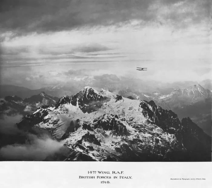 Framed Print : Biplane Flying over Snow-Covered Mountains 14th Wing Raf? Framed Print : Biplane Flying over Snow-Covered Mountains 14th Wing Raf?