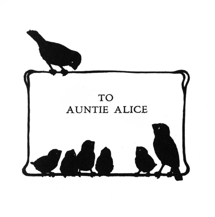 Framed Print : Birds on dedication page Framed Print : Birds on dedication page