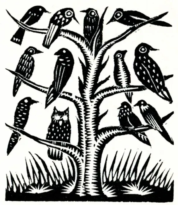 Framed Print : Birds on a tree Framed Print : Birds on a tree
