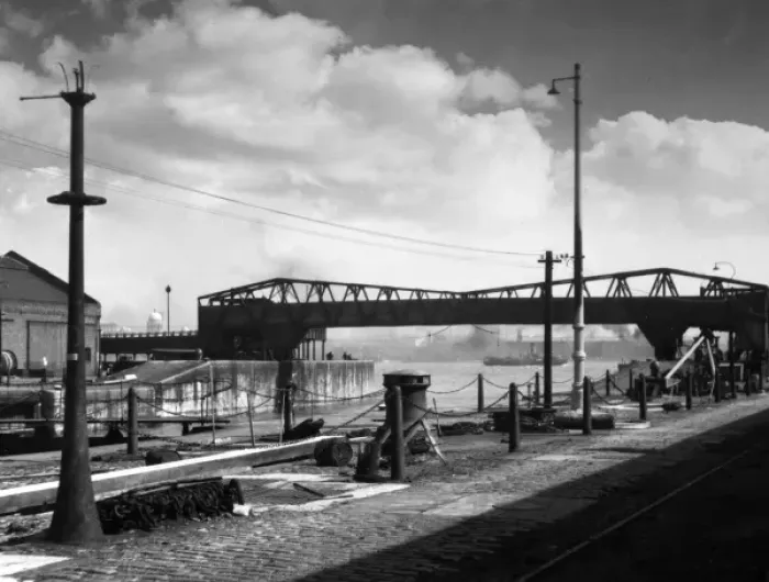 Framed Print : Birkenhead Cattle Bridge Framed Print : Birkenhead Cattle Bridge