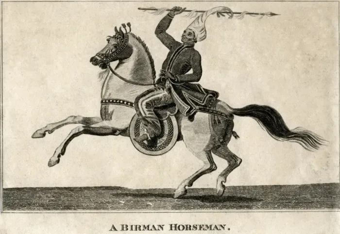 Framed Print : A Birman Horseman Framed Print : A Birman Horseman