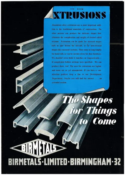 Framed Print : Birmetals - Birmetals Ltd. Date: 1945 Framed Print : Birmetals - Birmetals Ltd. Date: 1945