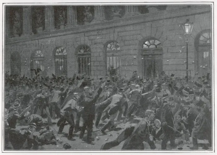 Framed Print : Birmignham Riot / 1901 Framed Print : Birmignham Riot / 1901