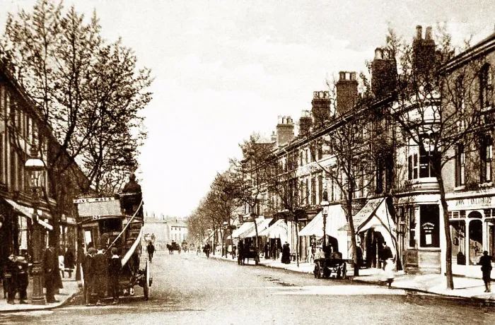 Framed Print : Birmingham Broad Street early 1900s Framed Print : Birmingham Broad Street early 1900s