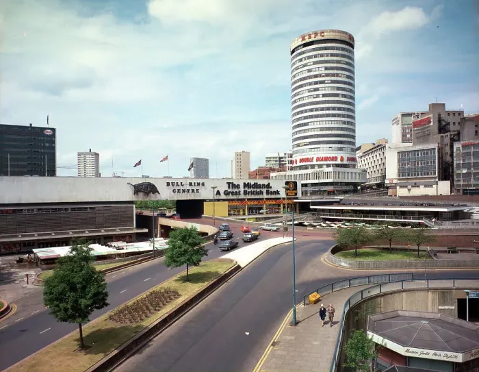 Framed Print : Birmingham - Bull Ring Centre Framed Print : Birmingham - Bull Ring Centre