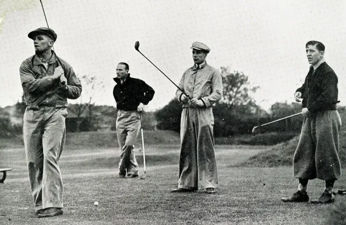 Framed Print : Birmingham City football players on the golf course Framed Print : Birmingham City football players on the golf course