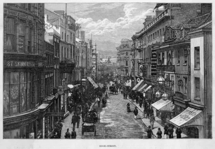 Framed Print : Birmingham High Street Framed Print : Birmingham High Street