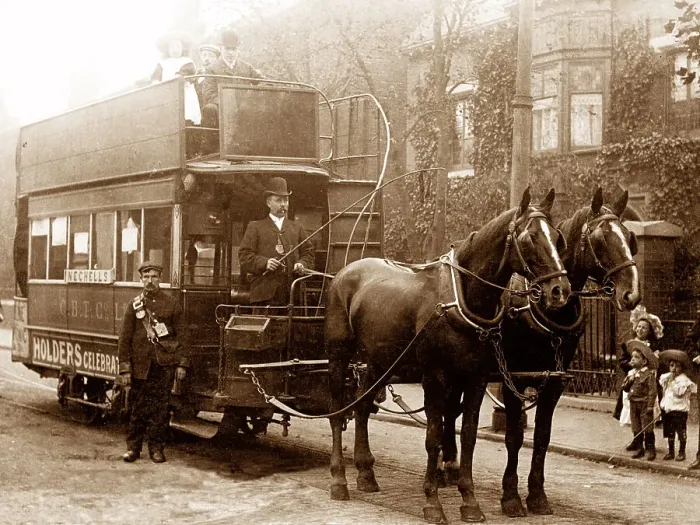 Framed Print : Birmingham Nechells Last Horse Tram 30th September 1906 Framed Print : Birmingham Nechells Last Horse Tram 30th September 1906