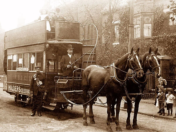 Birmingham Nechells Last Horse Tram 30th September 1906
