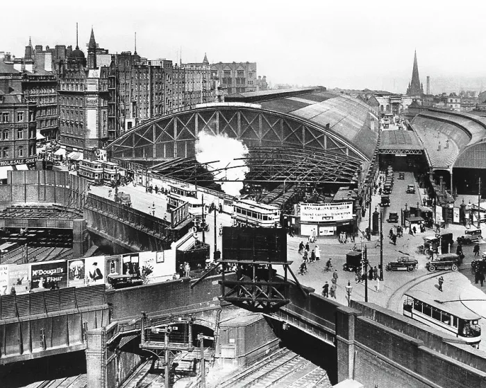Framed Print : Birmingham New Street Station in the 1920s Framed Print : Birmingham New Street Station in the 1920s