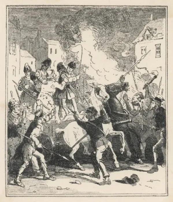 Framed Print : Birmingham Riots / 1791 Framed Print : Birmingham Riots / 1791