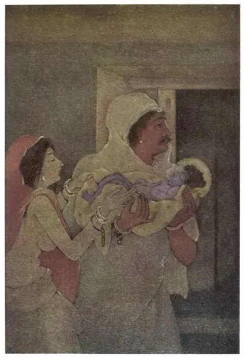 Framed Print : Birth of Krishna Framed Print : Birth of Krishna