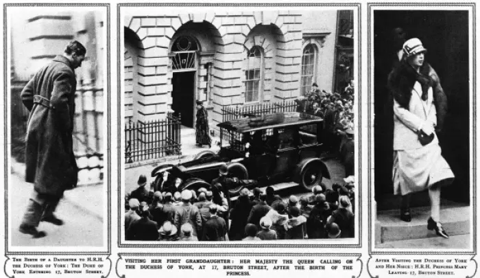 Framed Print : The birth of Princess Elizabeth, 1926 Framed Print : The birth of Princess Elizabeth, 1926
