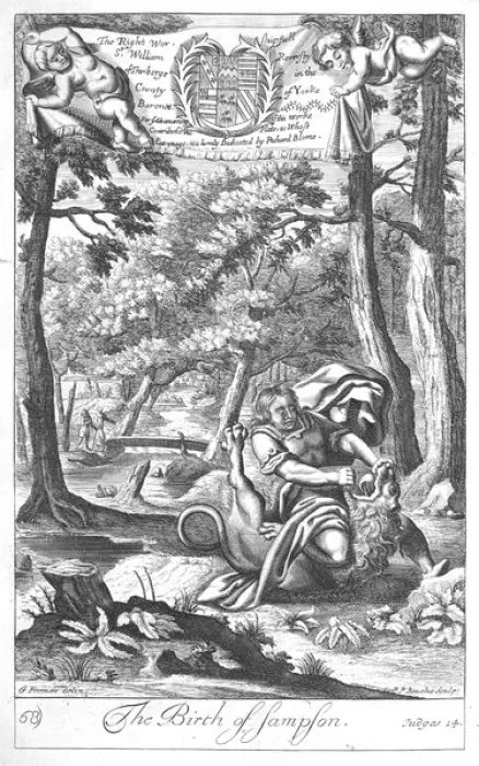Framed Print : The birth of Samson Framed Print : The birth of Samson