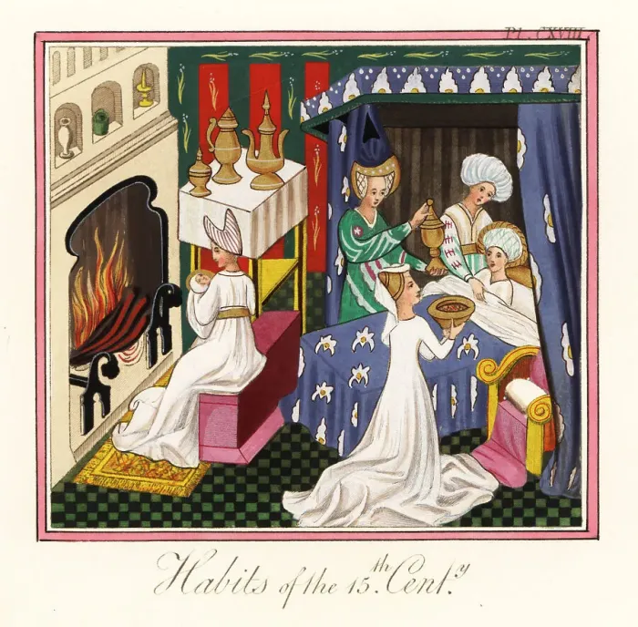 Framed Print : The birth of St. Edmund, King of East Anglia Framed Print : The birth of St. Edmund, King of East Anglia