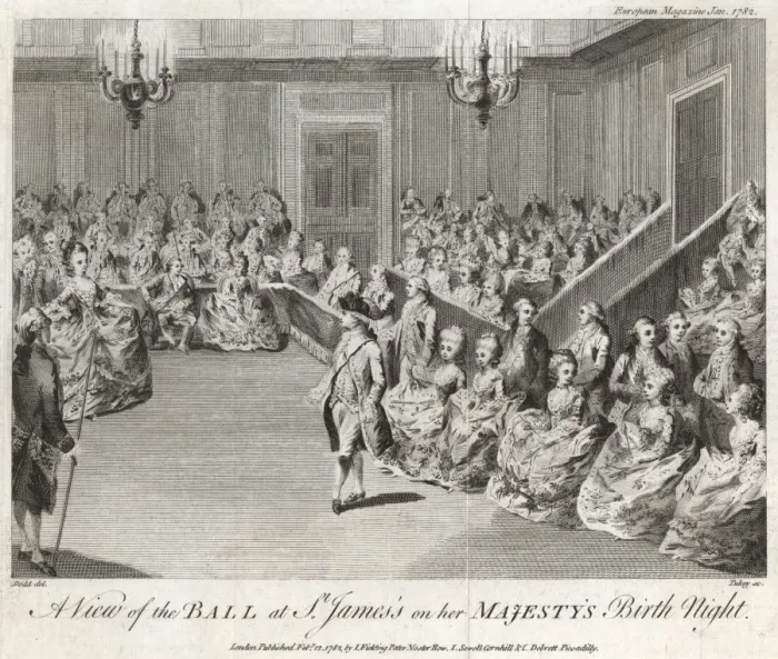 Framed Print : Birthday Ball, 1782 Framed Print : Birthday Ball, 1782