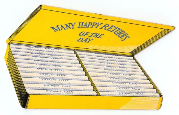Framed Print : Birthday card in the shape of a box of cigarettes Framed Print : Birthday card in the shape of a box of cigarettes