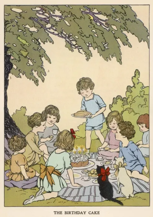Framed Print : Birthday Picnic Framed Print : Birthday Picnic