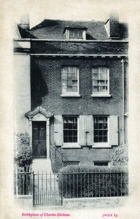 Framed Print : Birthplace of Charles Dickens, at 393 (was 387!) Old Commercial Road, Portsmouth Framed Print : Birthplace of Charles Dickens, at 393 (was 387!) Old Commercial Road, Portsmouth