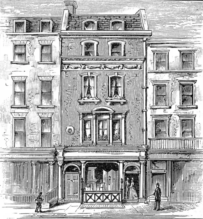 Framed Print : Birthplace of Lord Byron, 1888 Framed Print : Birthplace of Lord Byron, 1888