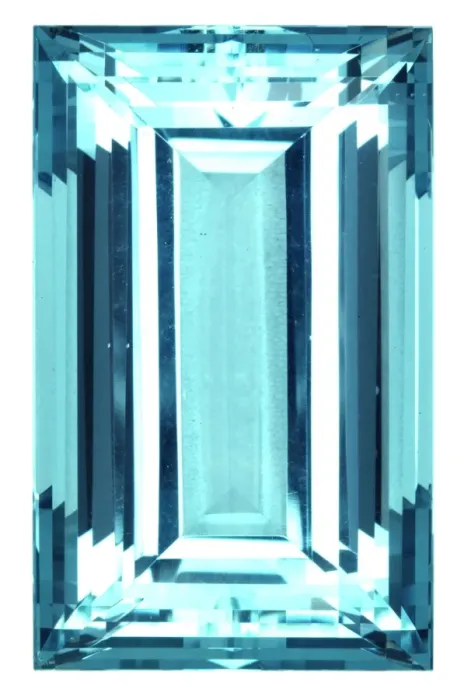 Framed Print : Birthstone Series: Aquamarine