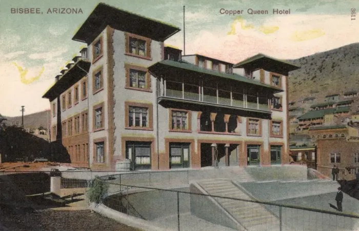 Framed Print : Bisbee, Arizona - Copper Queen Hotel Framed Print : Bisbee, Arizona - Copper Queen Hotel