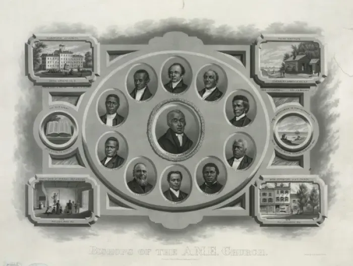 Framed Print : Bishops of the A. M. E. Church