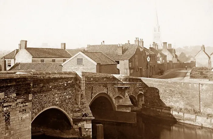 Framed Print : Bishops Bridge, Norwich Framed Print : Bishops Bridge, Norwich
