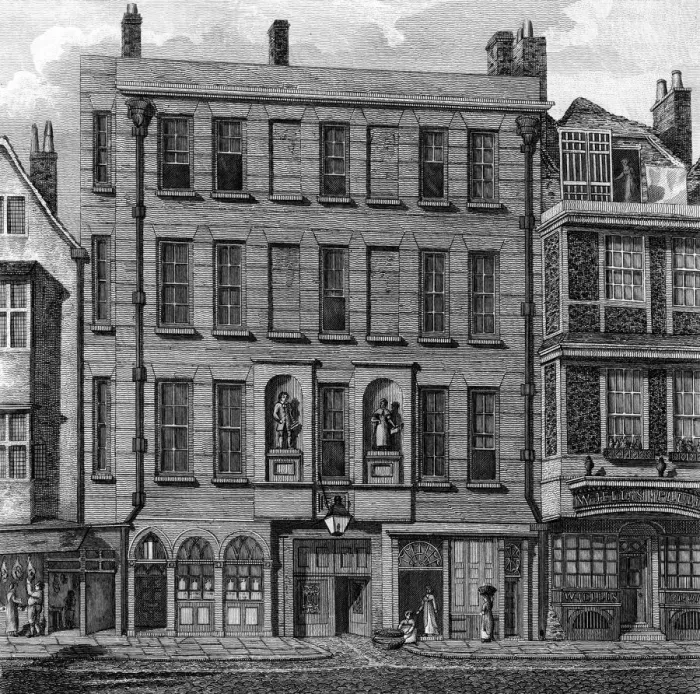 Framed Print : Bishopsgate Workhouse 1819 Framed Print : Bishopsgate Workhouse 1819