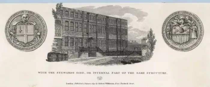 Framed Print : Bishopsgate Workhouse Framed Print : Bishopsgate Workhouse