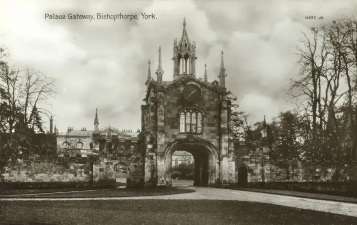 Framed Print : Bishopthorpe, York, Yorkshire, The Palace Gateway Framed Print : Bishopthorpe, York, Yorkshire, The Palace Gateway