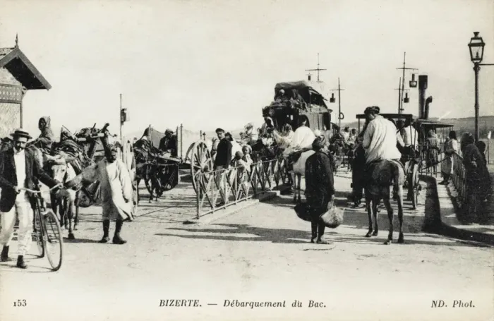 Framed Print : Bizerte, Tunisia - Unloading the ferry Framed Print : Bizerte, Tunisia - Unloading the ferry