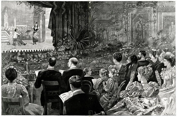 Bizets opera Carmen before Queen Victoria at Windsor
