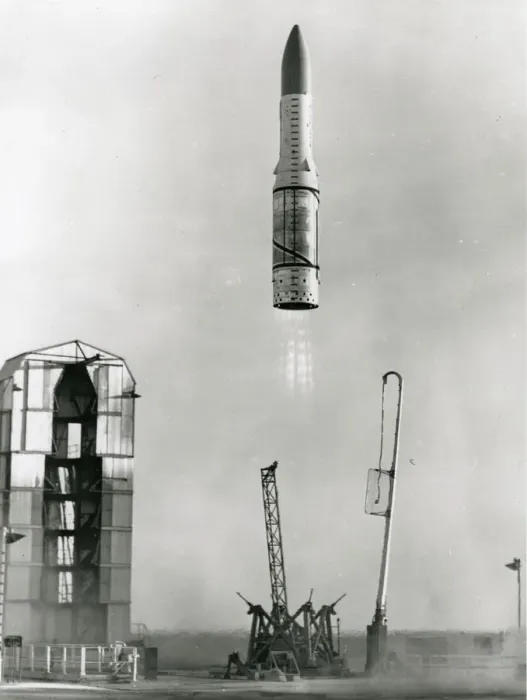 Framed Print : Black Arrow three-stage satellite launche Framed Print : Black Arrow three-stage satellite launche