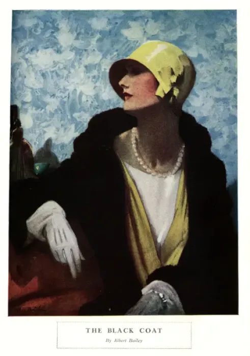 Framed Print : The Black Coat by Albert Bailey Framed Print : The Black Coat by Albert Bailey