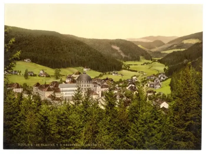 Framed Print : Black Forest from Grossehrz Luisenruhe, Baden, Germany Framed Print : Black Forest from Grossehrz Luisenruhe, Baden, Germany