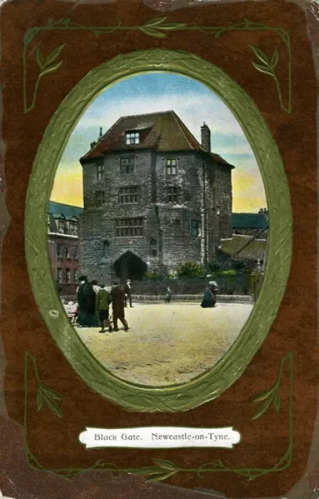 Framed Print : Black Gate, Newcastle On Tyne, Northumberland