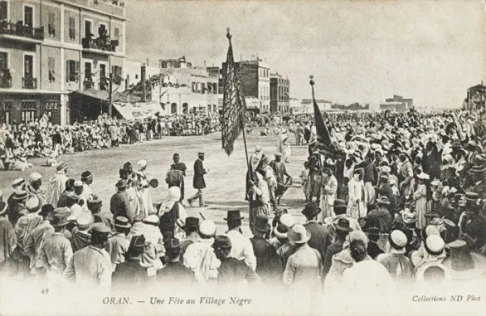 Framed Print : Black Village Fete - Oran, Algeria Framed Print : Black Village Fete - Oran, Algeria