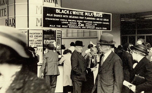 Black and White Milk Bar