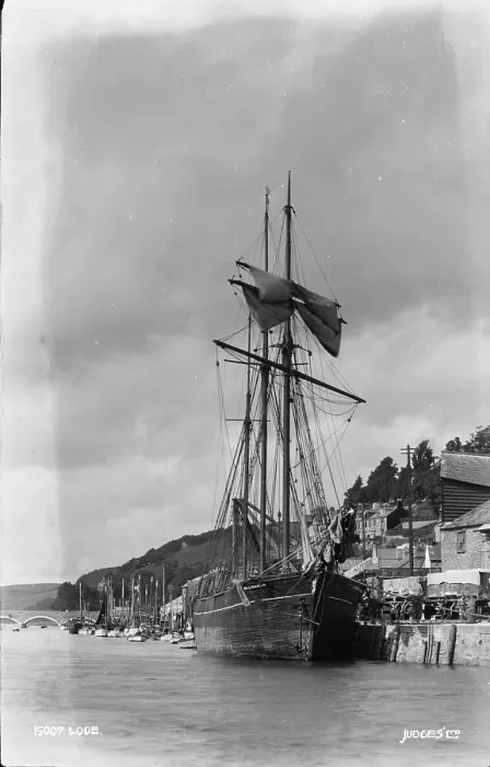 Framed Print : Looe. This black and white photograph captures a striking maritime scene Framed Print : Looe. This black and white photograph captures a striking maritime scene