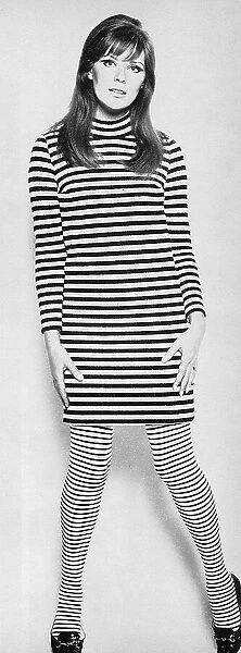 Black and white zebra dress by Hildebrand