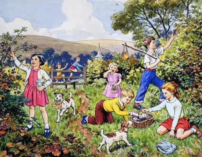 Framed Print : Blackberrying Framed Print : Blackberrying