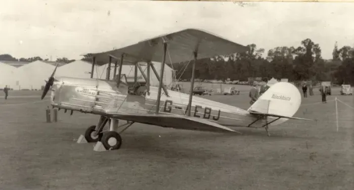 Framed Print : Blackburn B2, G-AEBJ, at RAeS Garden Party Framed Print : Blackburn B2, G-AEBJ, at RAeS Garden Party