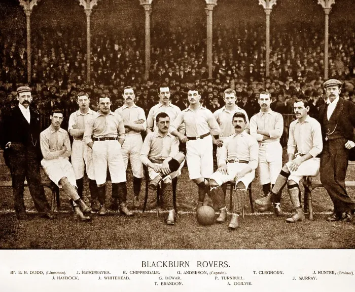 Framed Print : Blackburn Rovers, 1890s Framed Print : Blackburn Rovers, 1890s