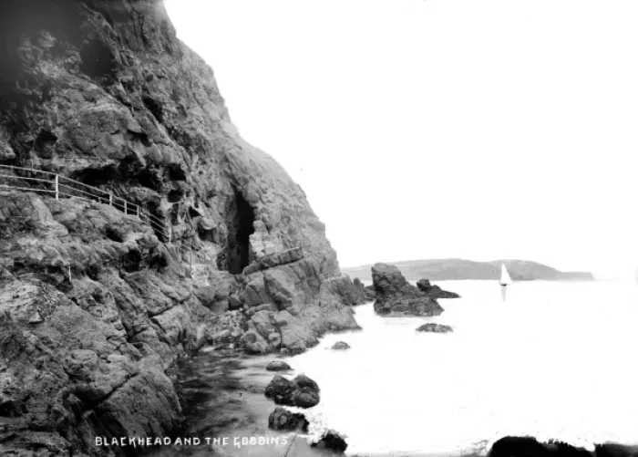 Framed Print : Blackhead and the Gobbins Framed Print : Blackhead and the Gobbins