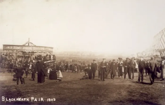 Framed Print : Blackheath Fair, 1909 Framed Print : Blackheath Fair, 1909