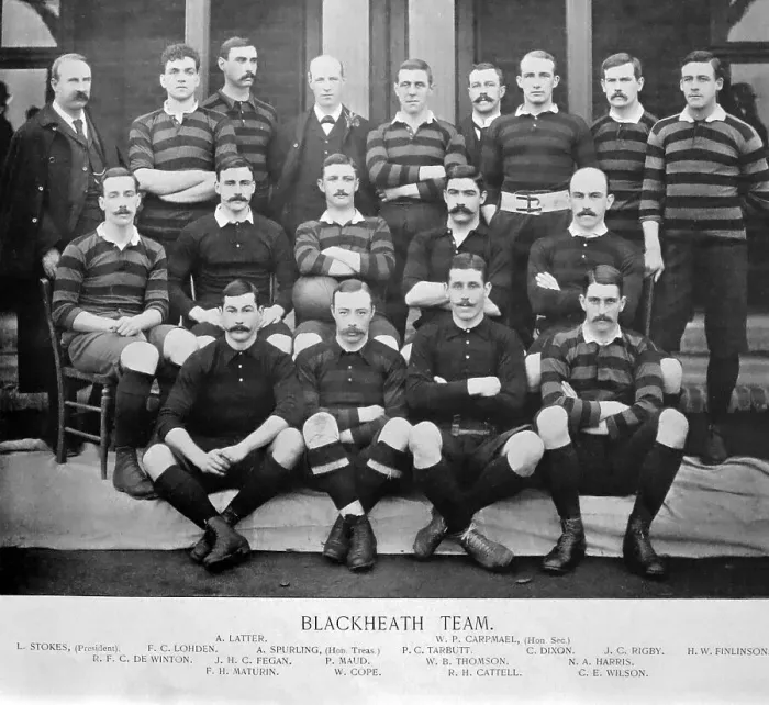 Framed Print : Blackheath Rugby Team in the 1890s Framed Print : Blackheath Rugby Team in the 1890s