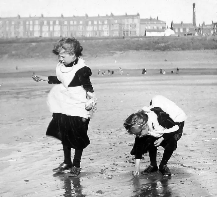 Framed Print : Blackpool beach in 1890 Framed Print : Blackpool beach in 1890