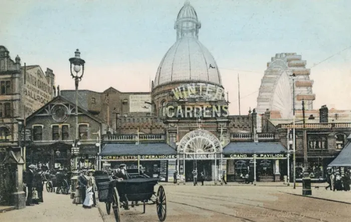Framed Print : Blackpool - Entrance to the Winter Gardens